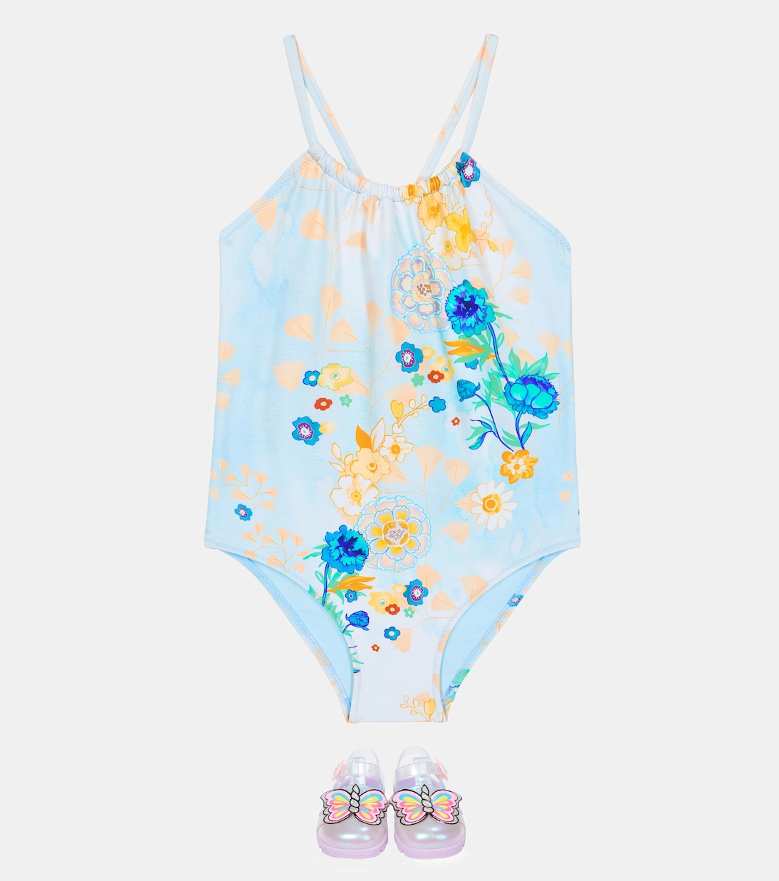 Bedruckter Badeanzug Gazette | Vilebrequin Kids