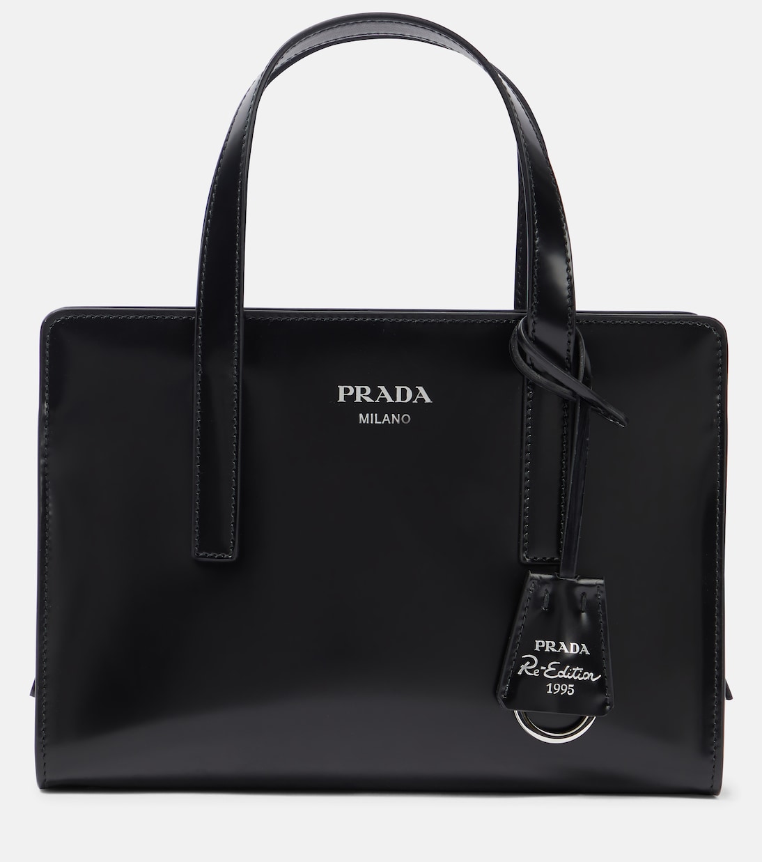 Tote Bag aus Lackleder | Prada