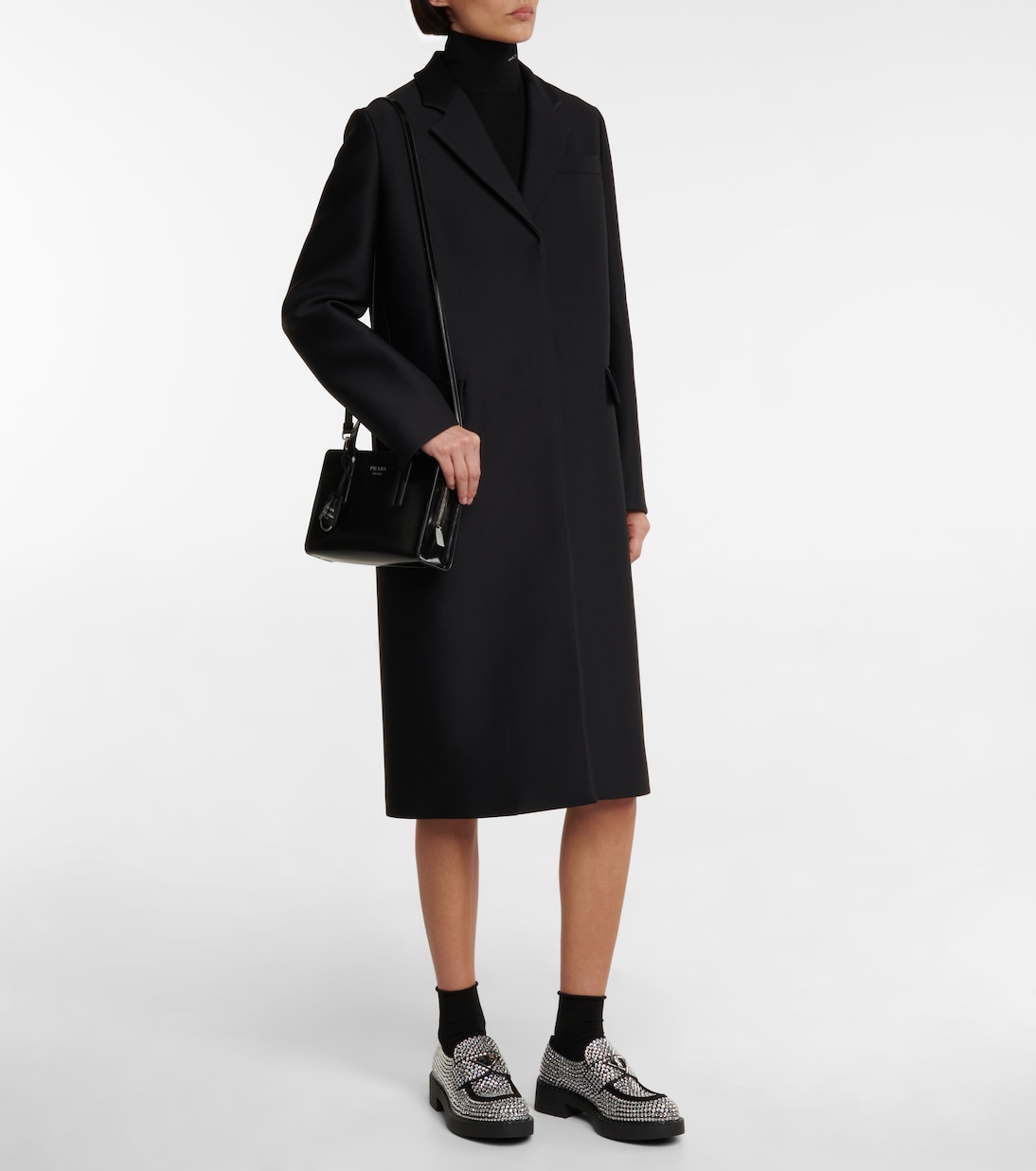 Tote Bag aus Lackleder | Prada