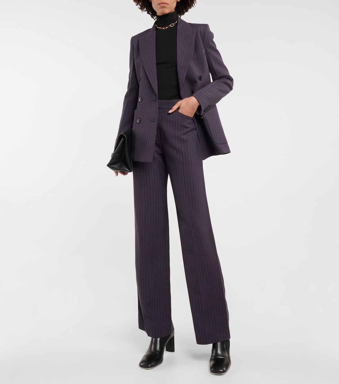 Gerade High-Rise-Hose | Victoria Beckham