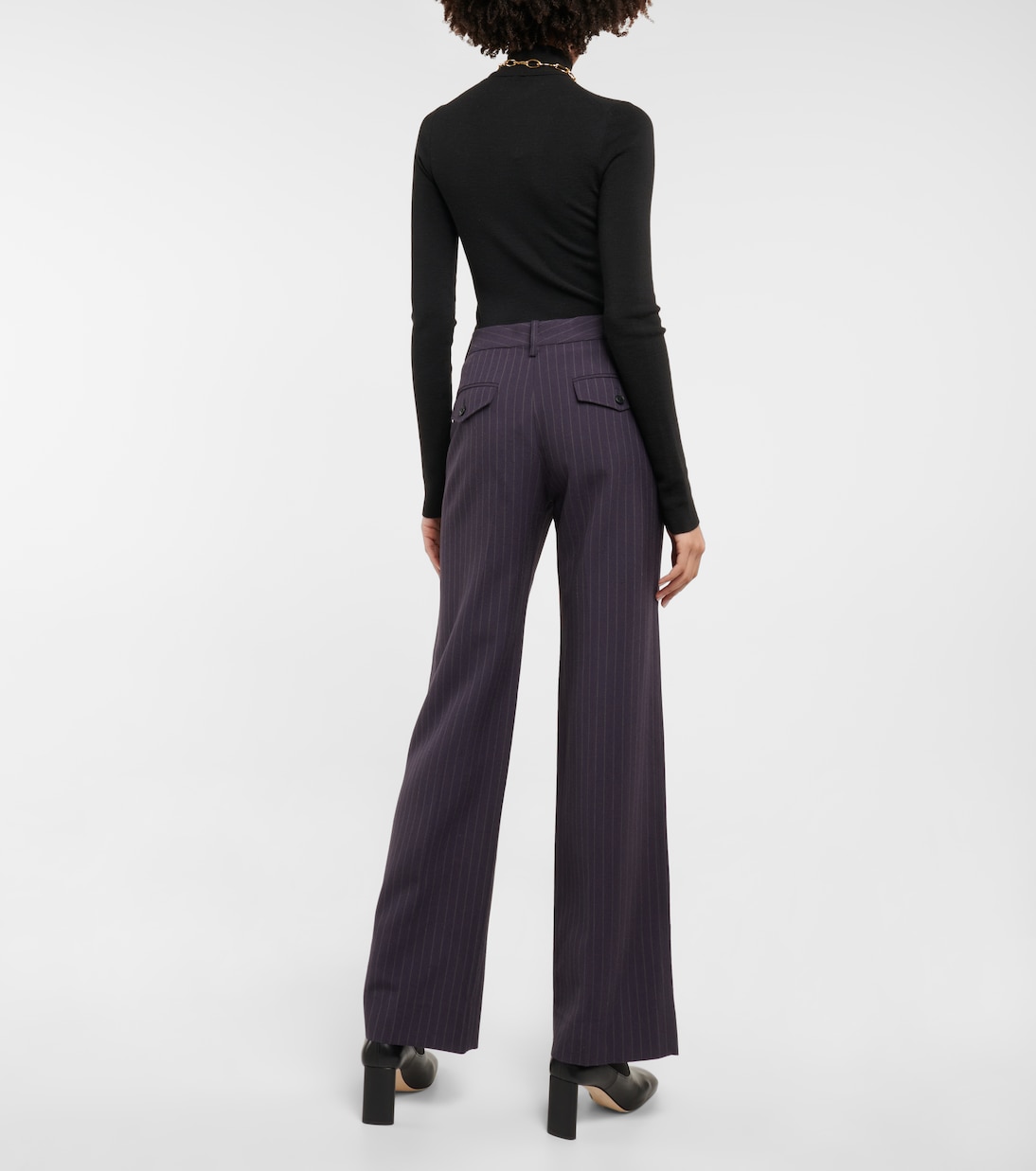 Gerade High-Rise-Hose | Victoria Beckham
