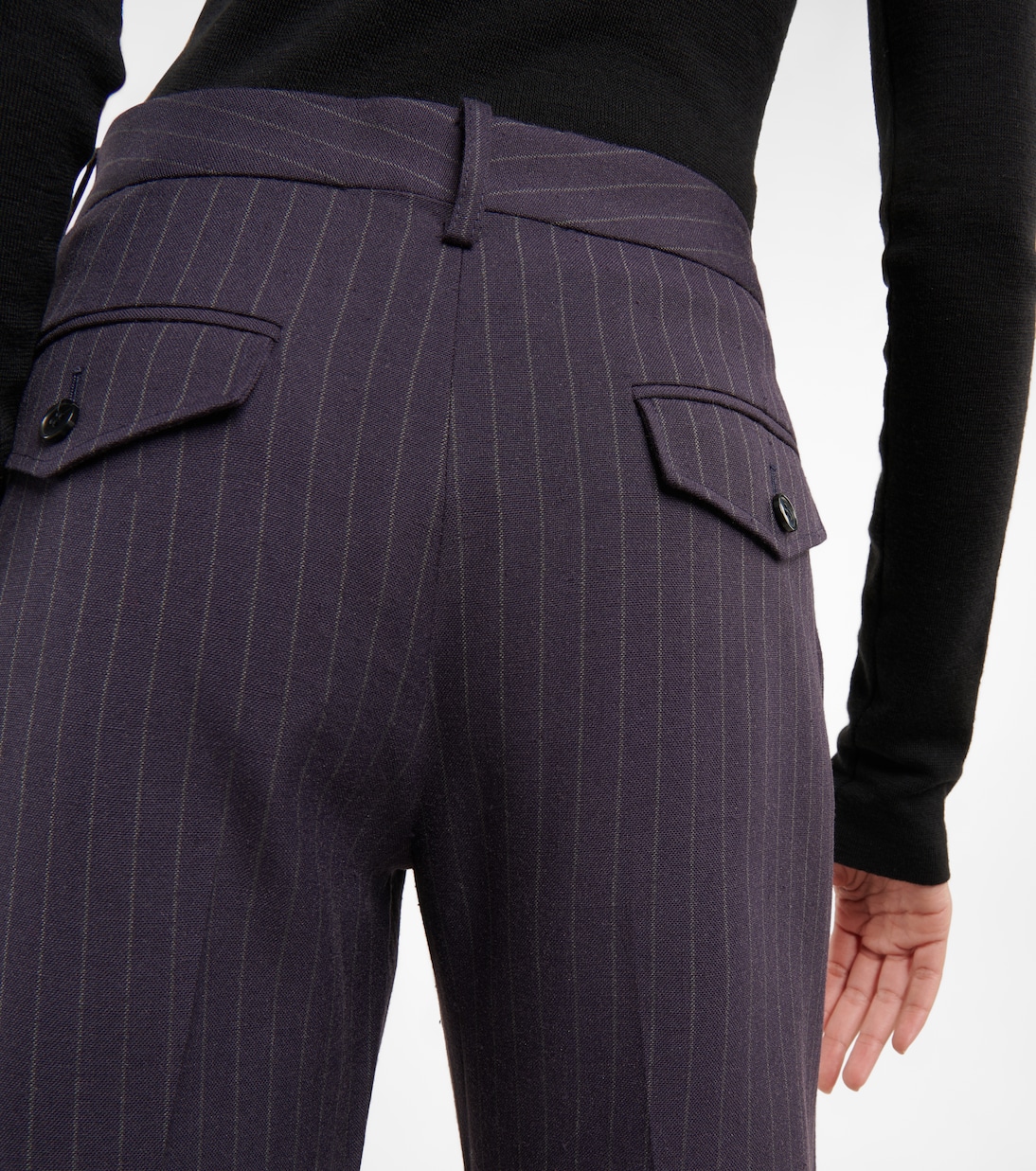 Gerade High-Rise-Hose | Victoria Beckham