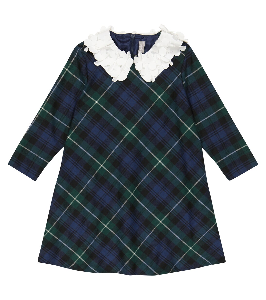 Embellished checked dress | Il Gufo