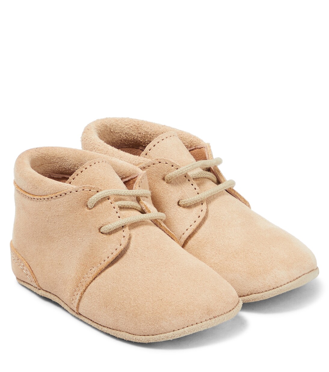 Baby suede lace-up shoes | Petit Nord