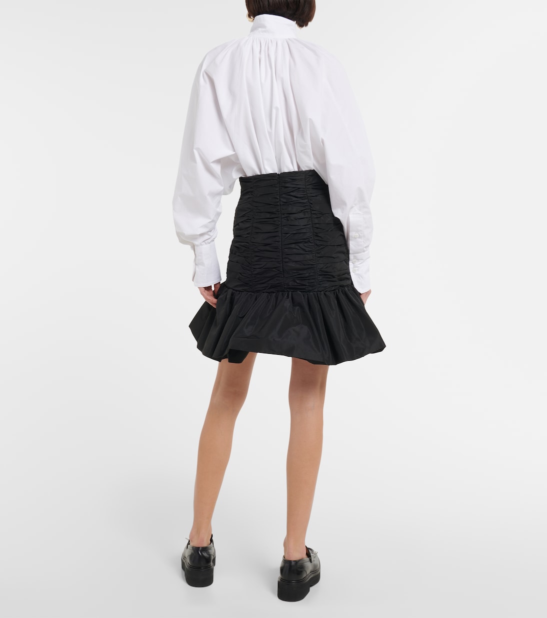 Minirock aus Faille | Patou