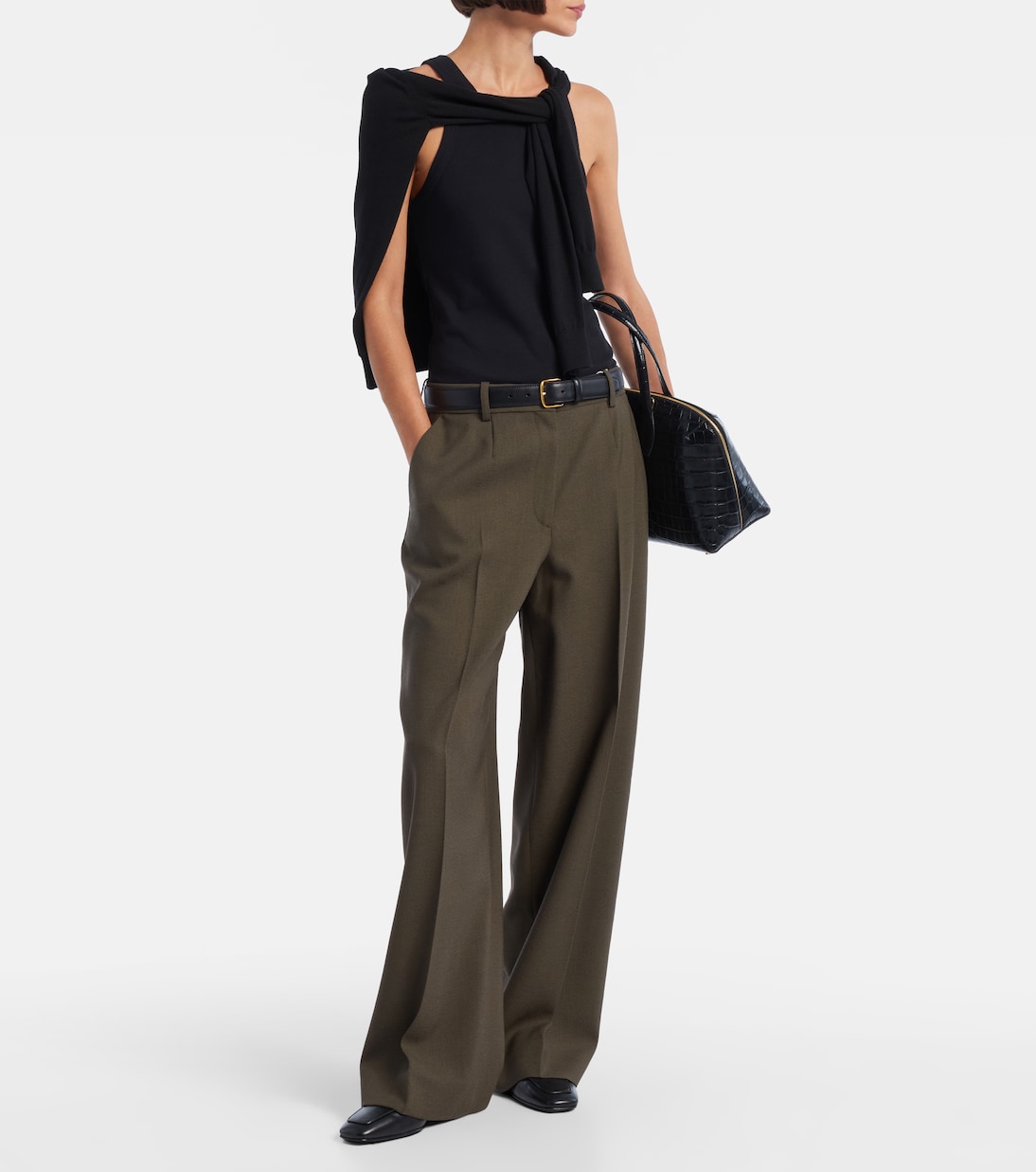 Cotton-blend jersey tank top | Toteme