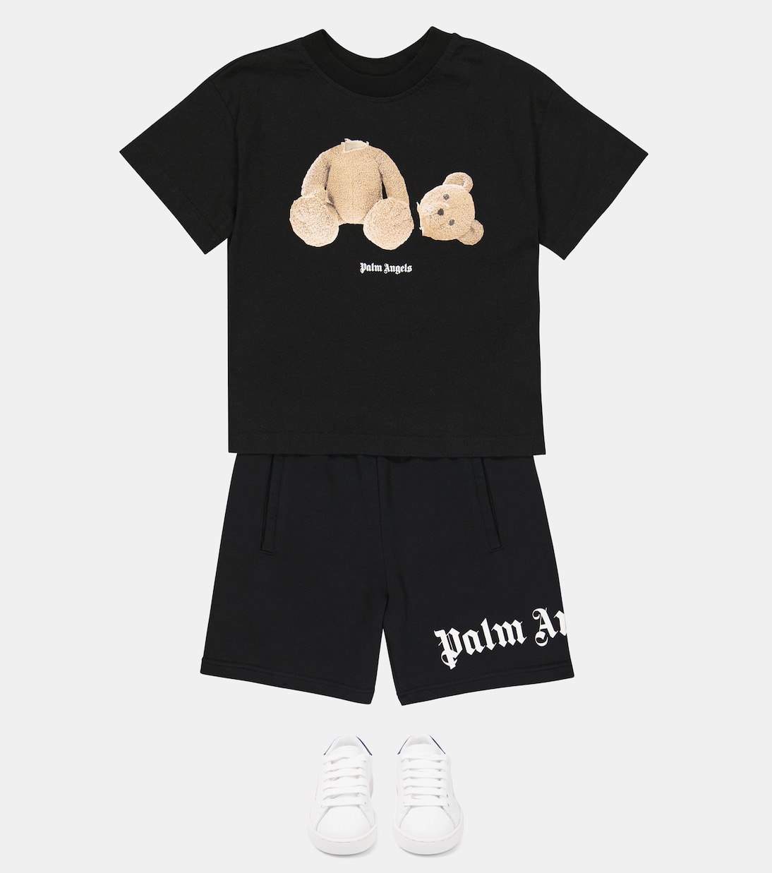 Shorts aus Baumwoll-Jersey | Palm Angels Kids