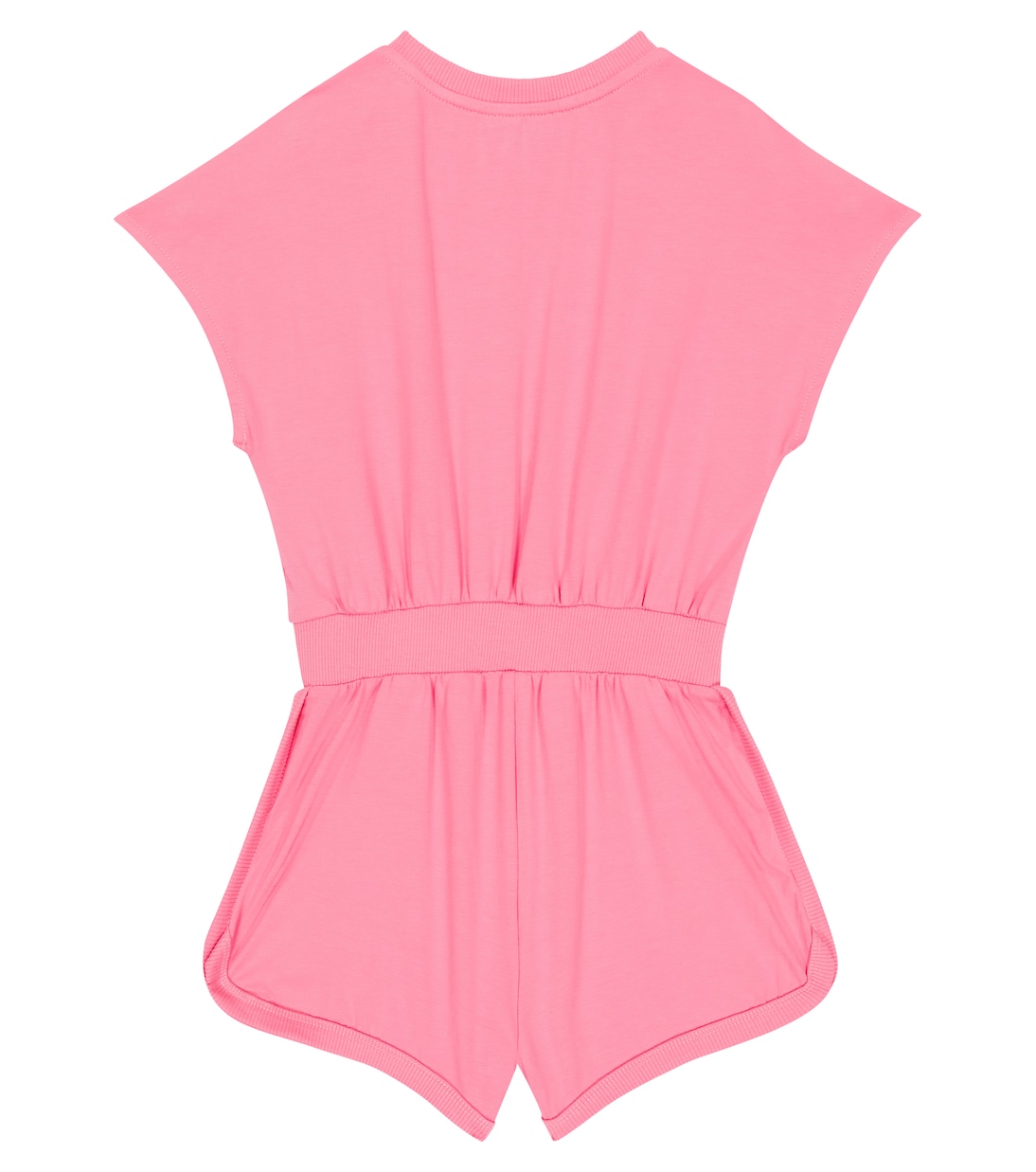 Printed cotton jersey playsuit | Moschino Kids