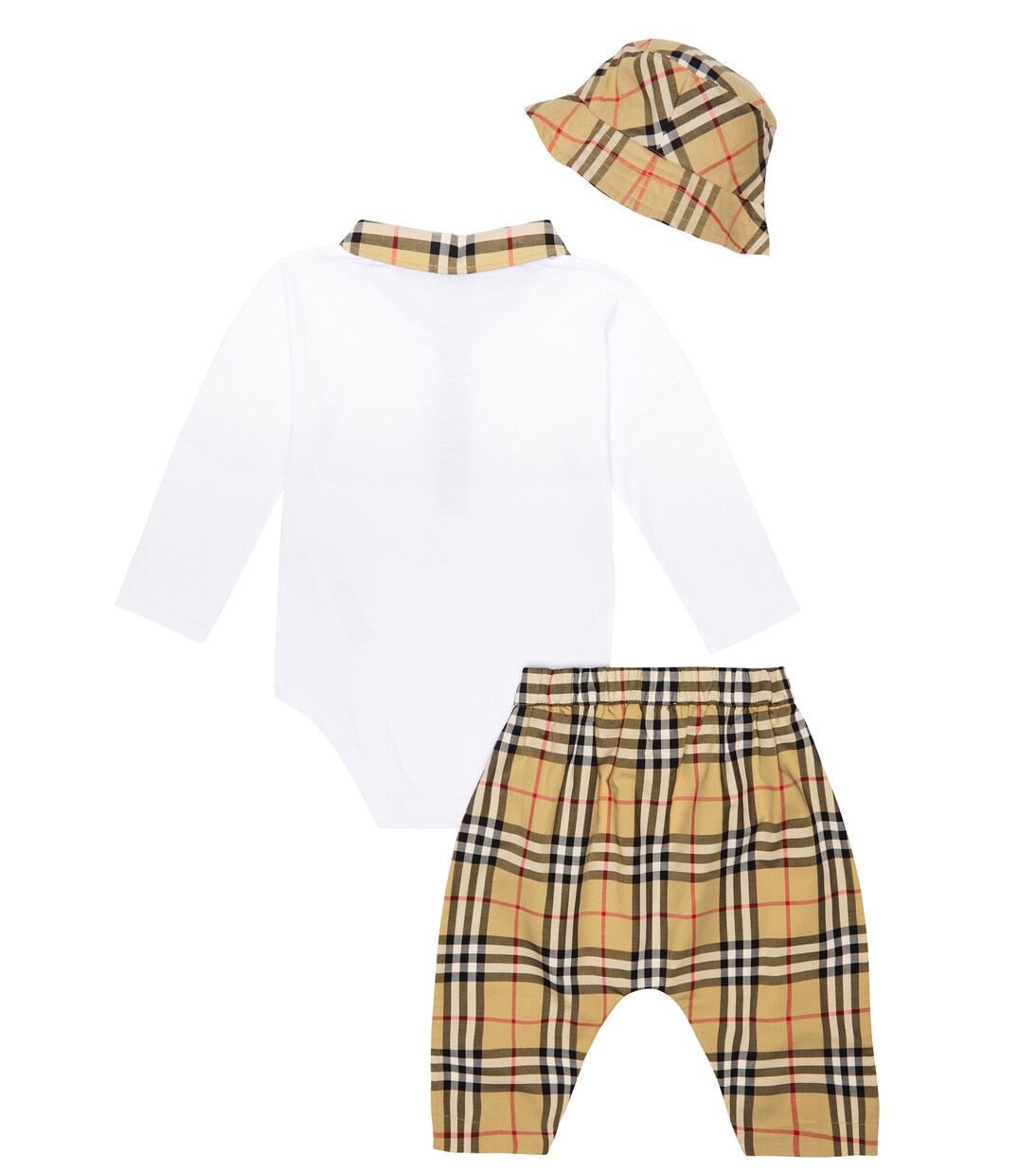 Baby Set aus Body, Hose und Hut | Burberry Kids