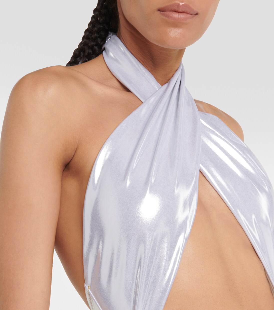 Badeanzug Italian Stallion aus Lamé | Reina Olga