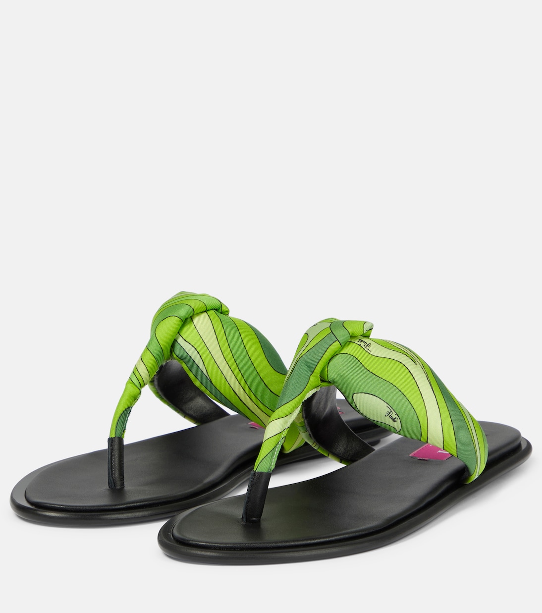 Sandalen Iride aus Seide und Leder | Pucci