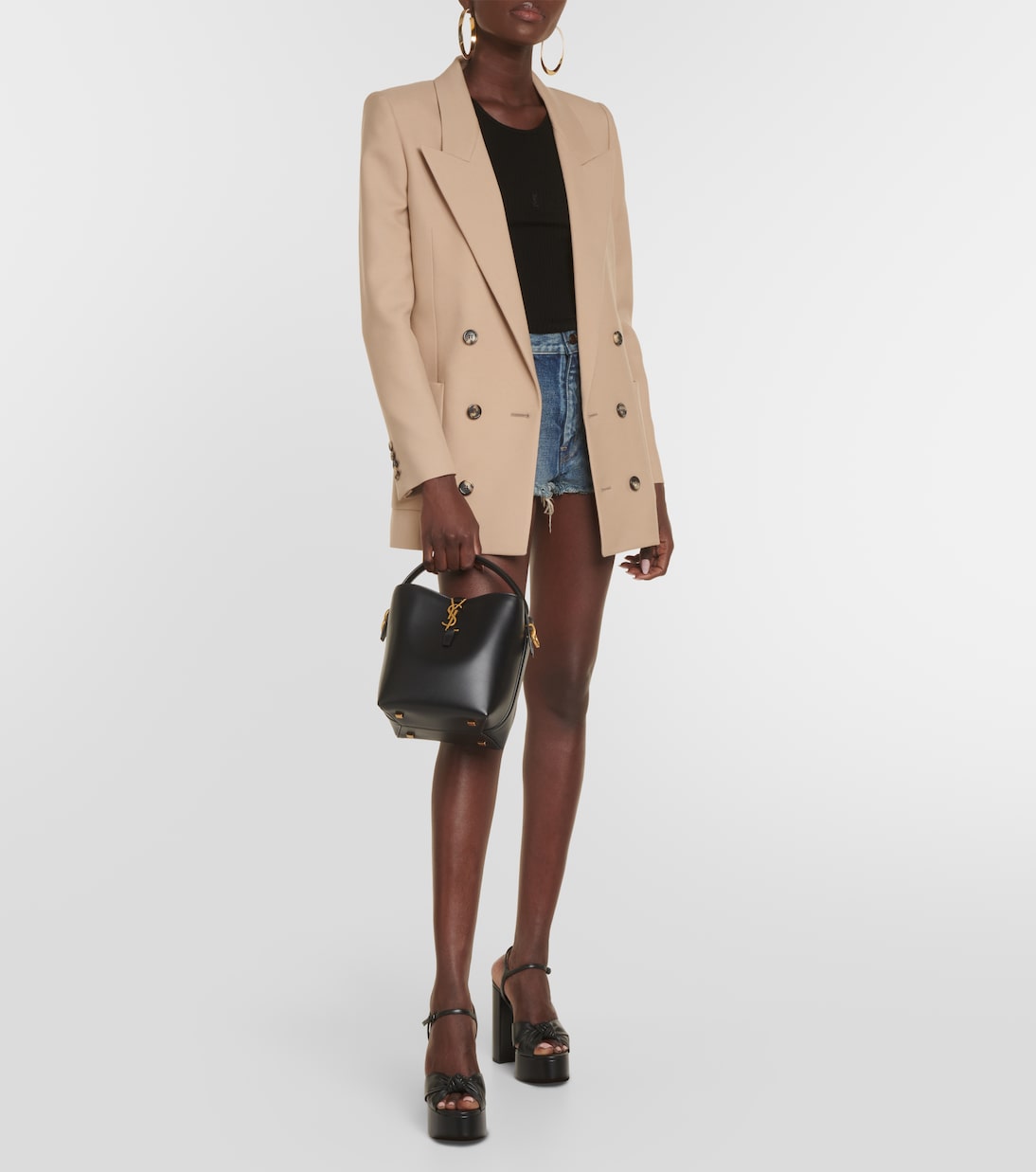 Bucket Bag Le 37 Small aus Leder | Saint Laurent