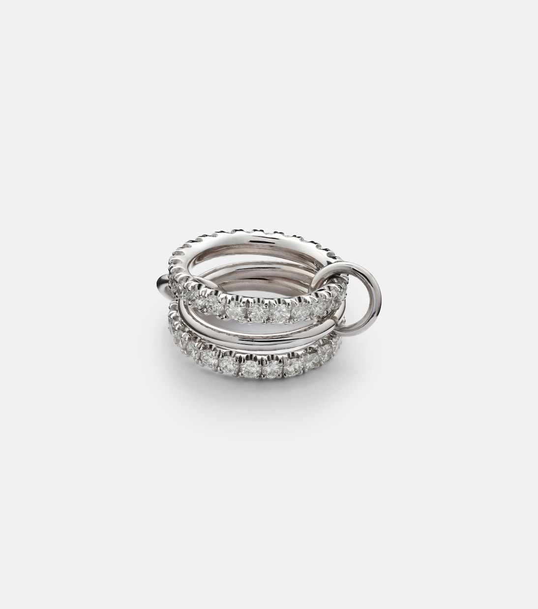 Bague Juno en or blanc 18 ct et diamants | Spinelli Kilcollin