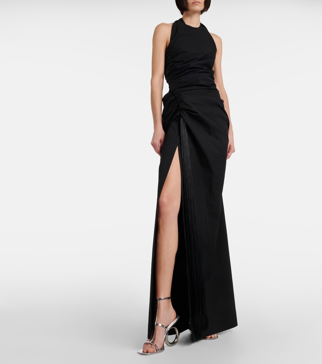 Sandalen Elina 105 aus Metallic-Leder | Ferragamo