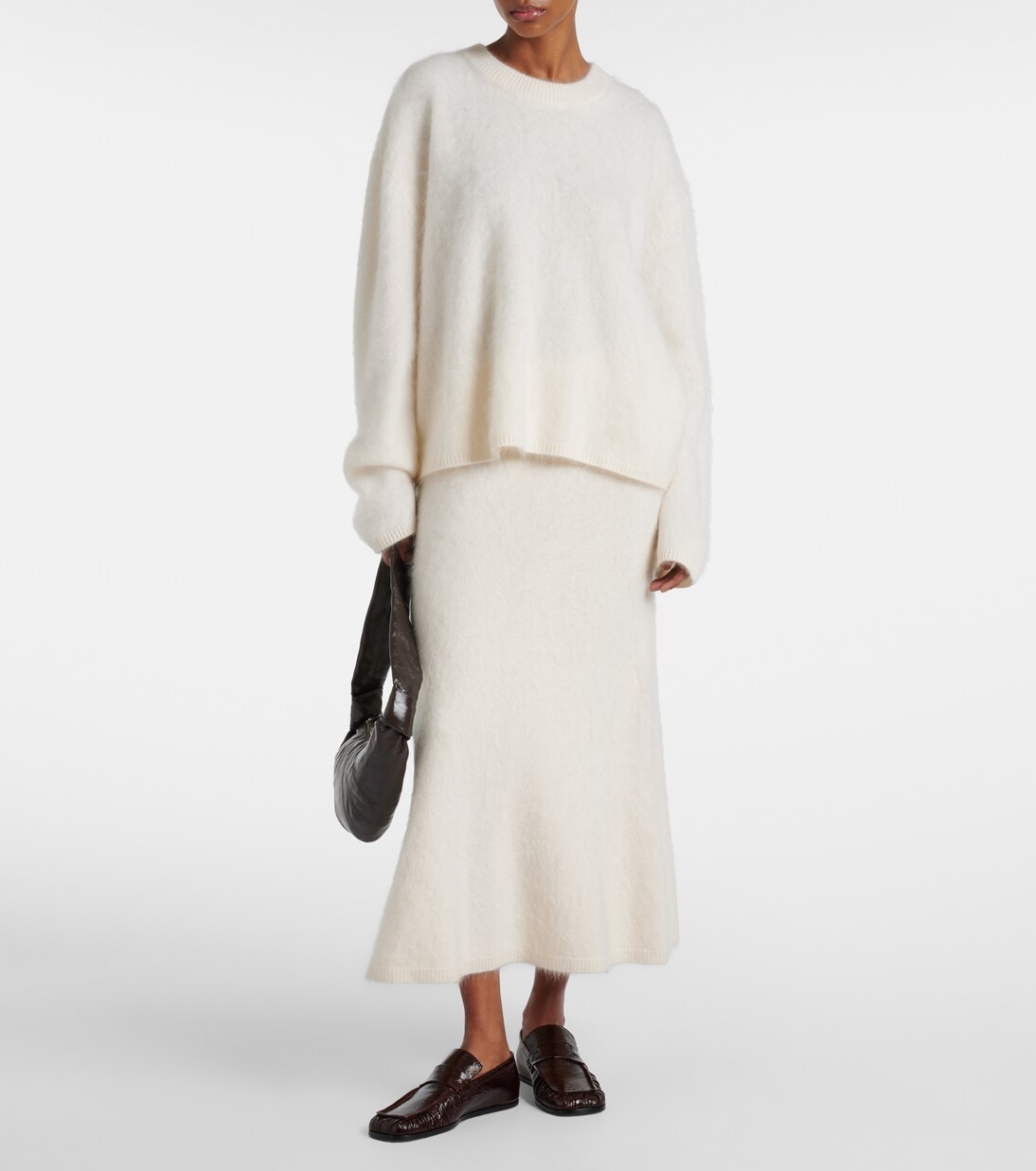 Natalia brushed cashmere sweater | Lisa Yang