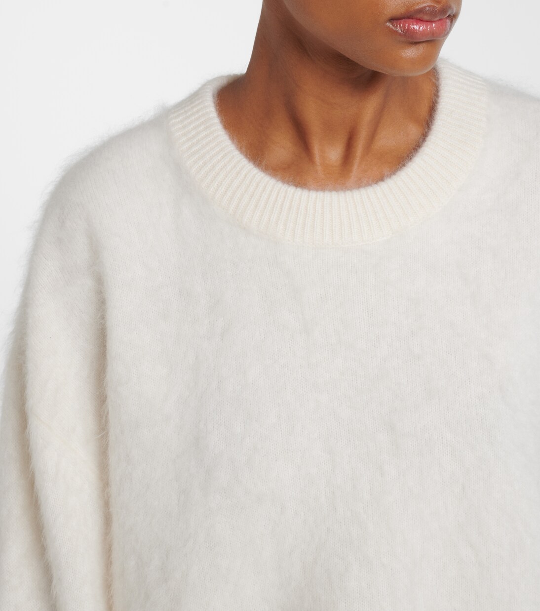 Natalia brushed cashmere sweater | Lisa Yang