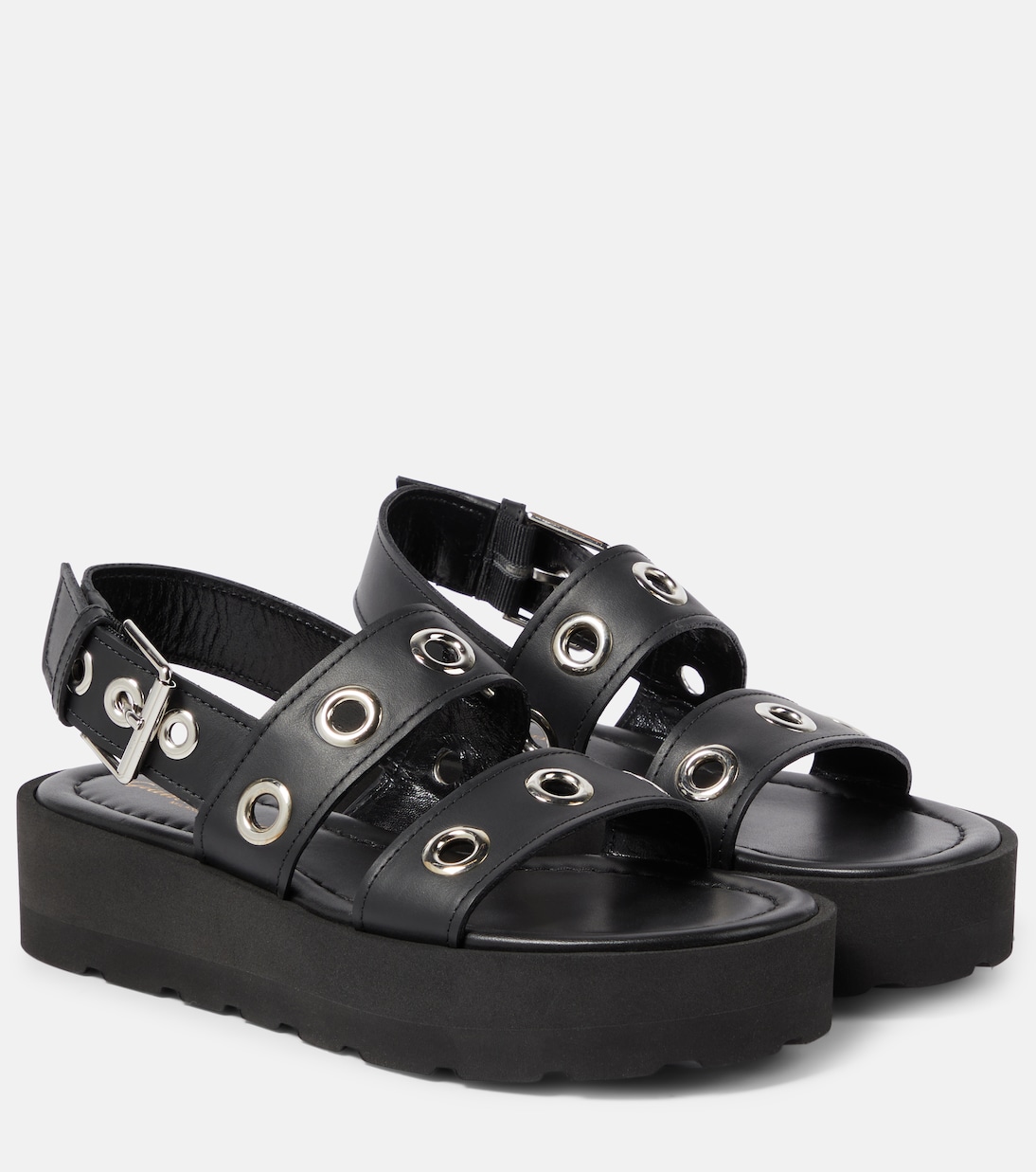 Plateausandalen aus Leder | Gianvito Rossi