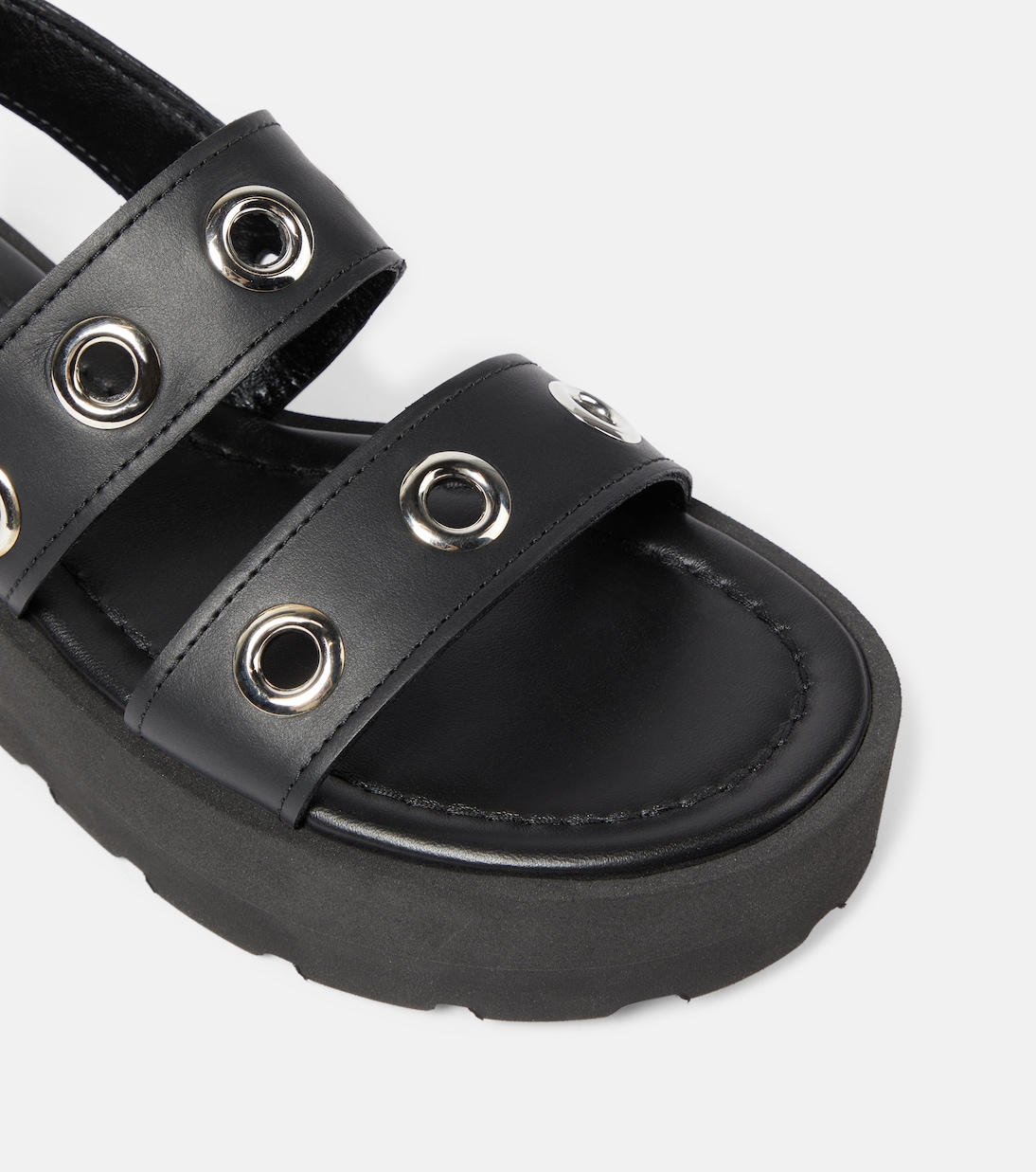 Plateausandalen aus Leder | Gianvito Rossi