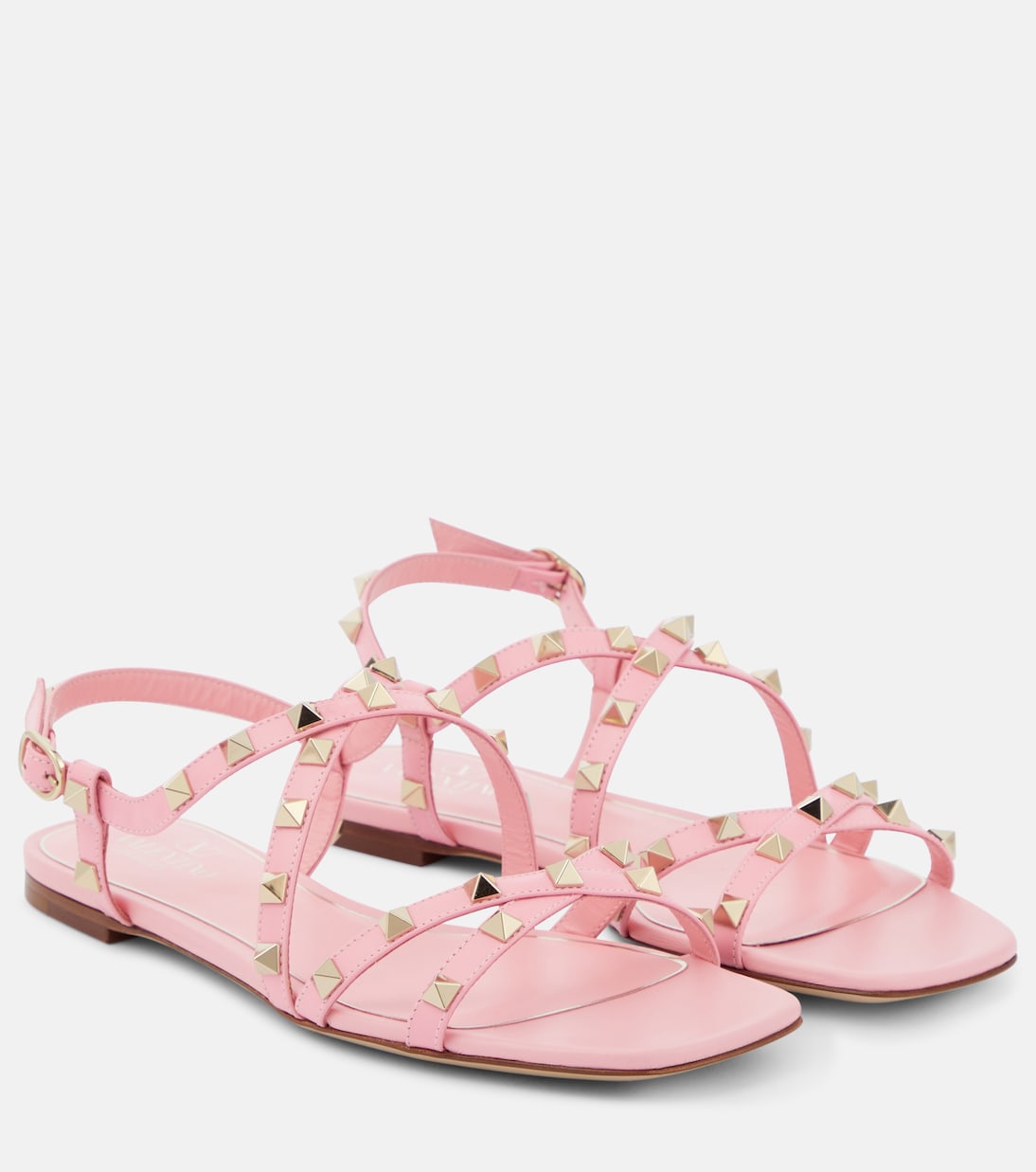 Sandalen Rockstud aus Leder | Valentino Garavani