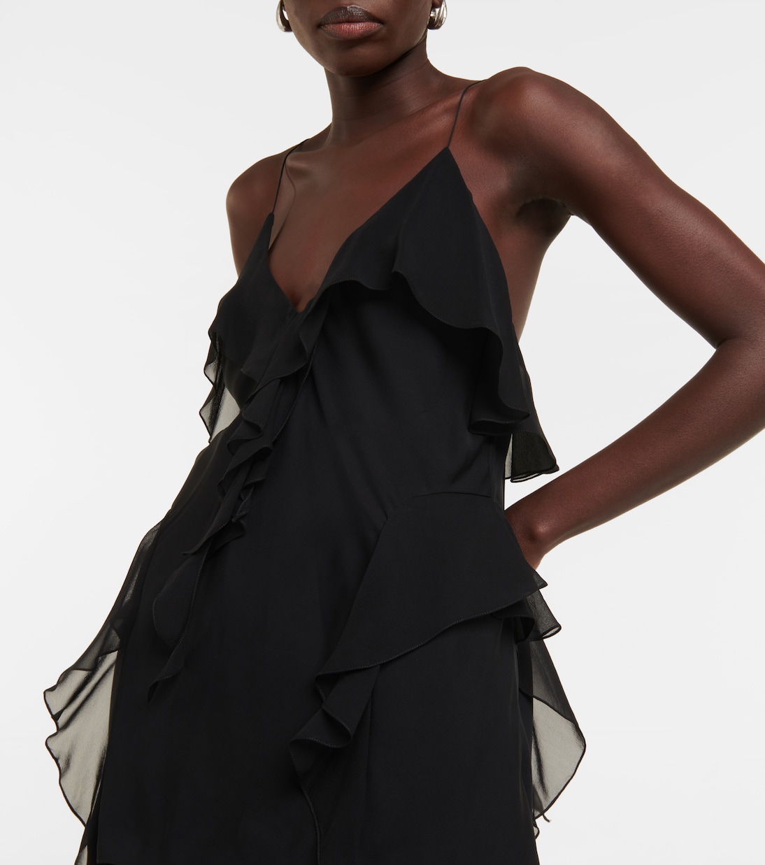 Top Piet aus Seidenchiffon | Khaite