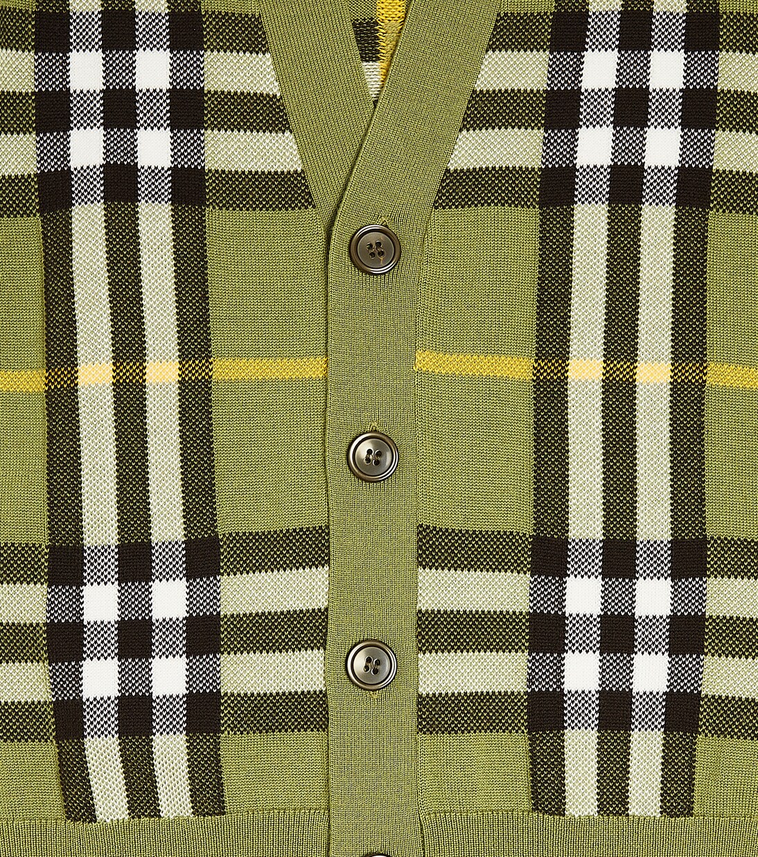 Burberry Check wool and cotton cardigan | Burberry Kids