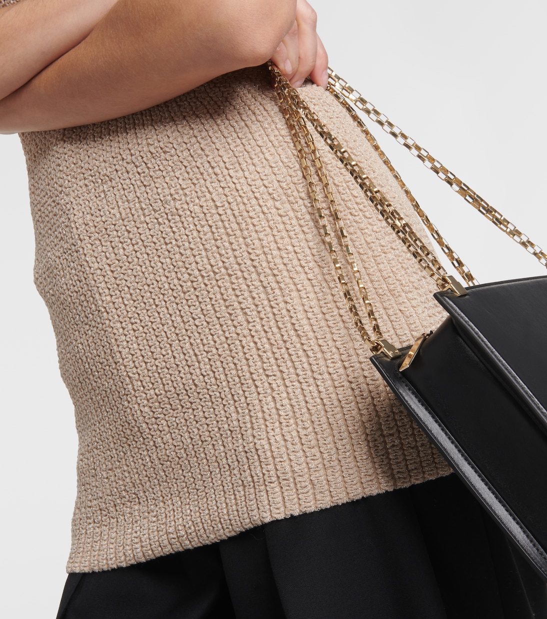 Top imprimé à encolure bardot | Toteme