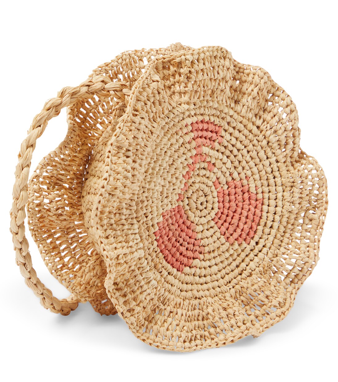 Fina raffia shoulder bag | Bonpoint