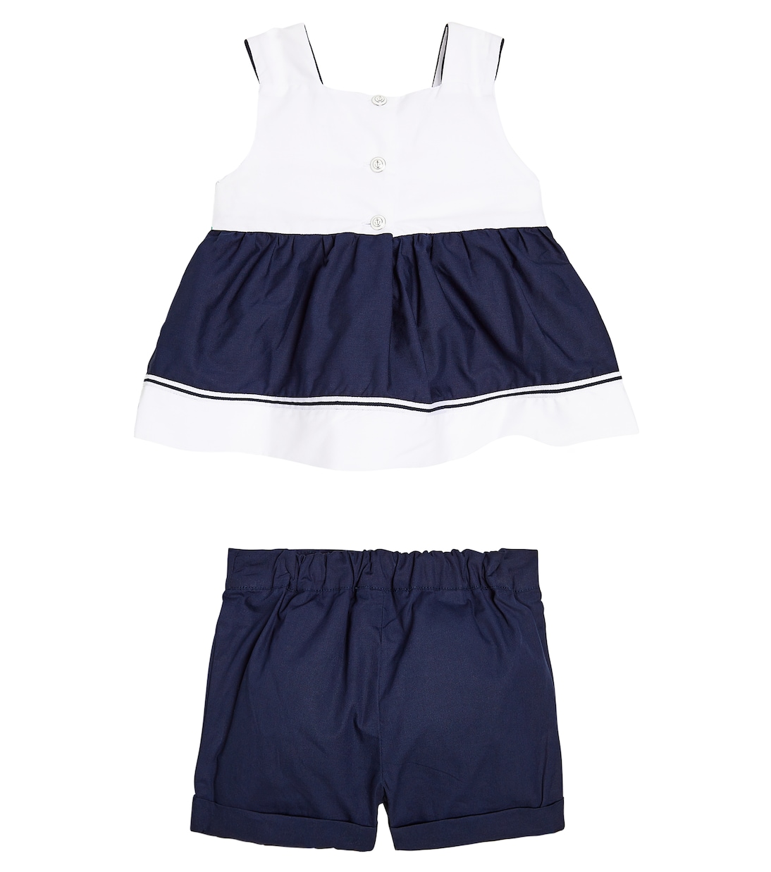 Bébé – Ensemble robe et short en coton | Patachou
