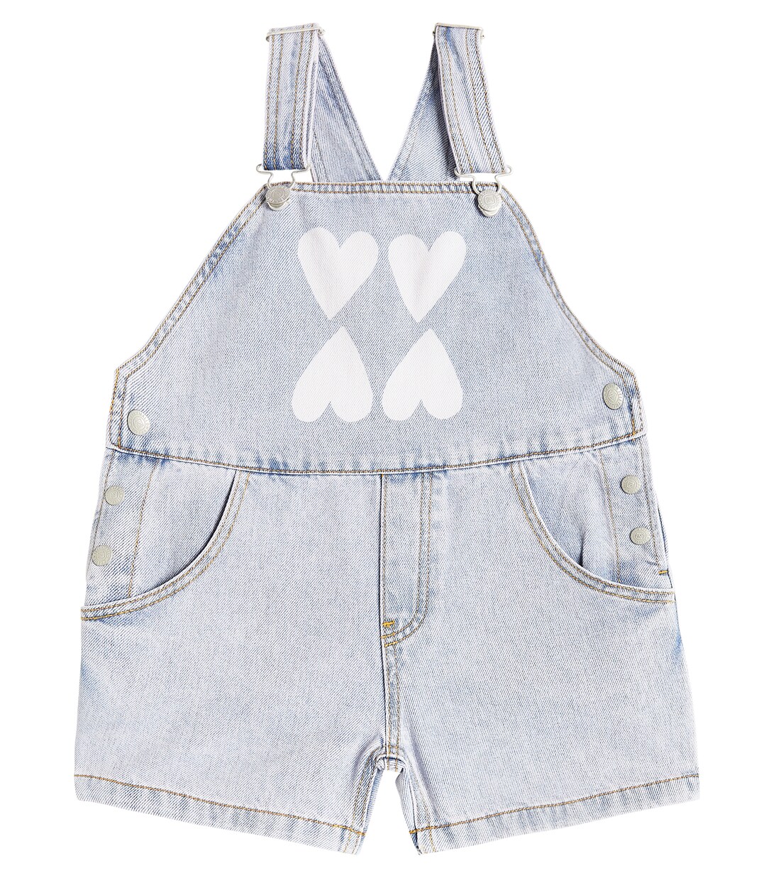 Heart denim overalls | Jellymallow