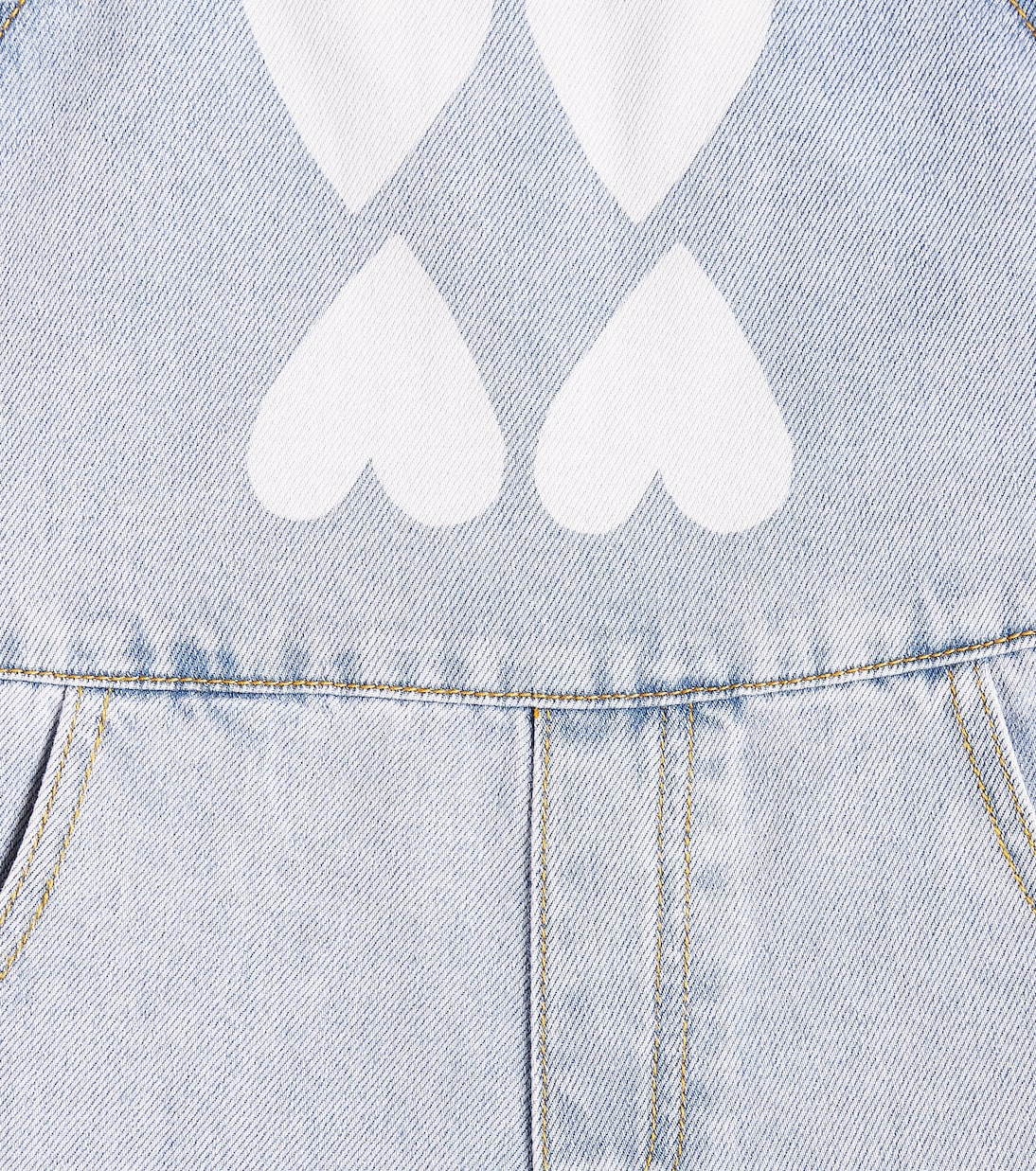 Heart denim overalls | Jellymallow