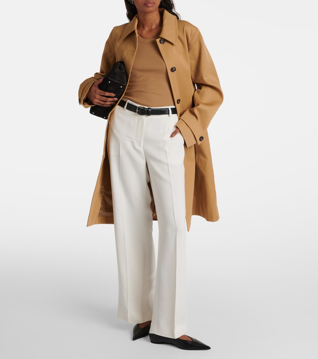 Gerade Mid-Rise-Hose | Toteme