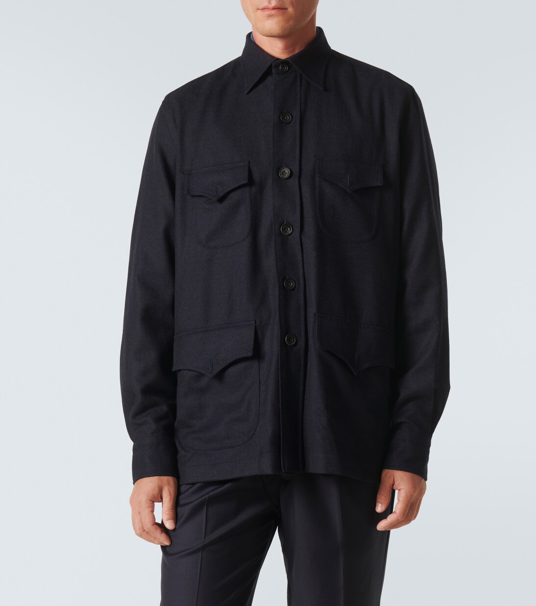 Wool overshirt | Rubinacci