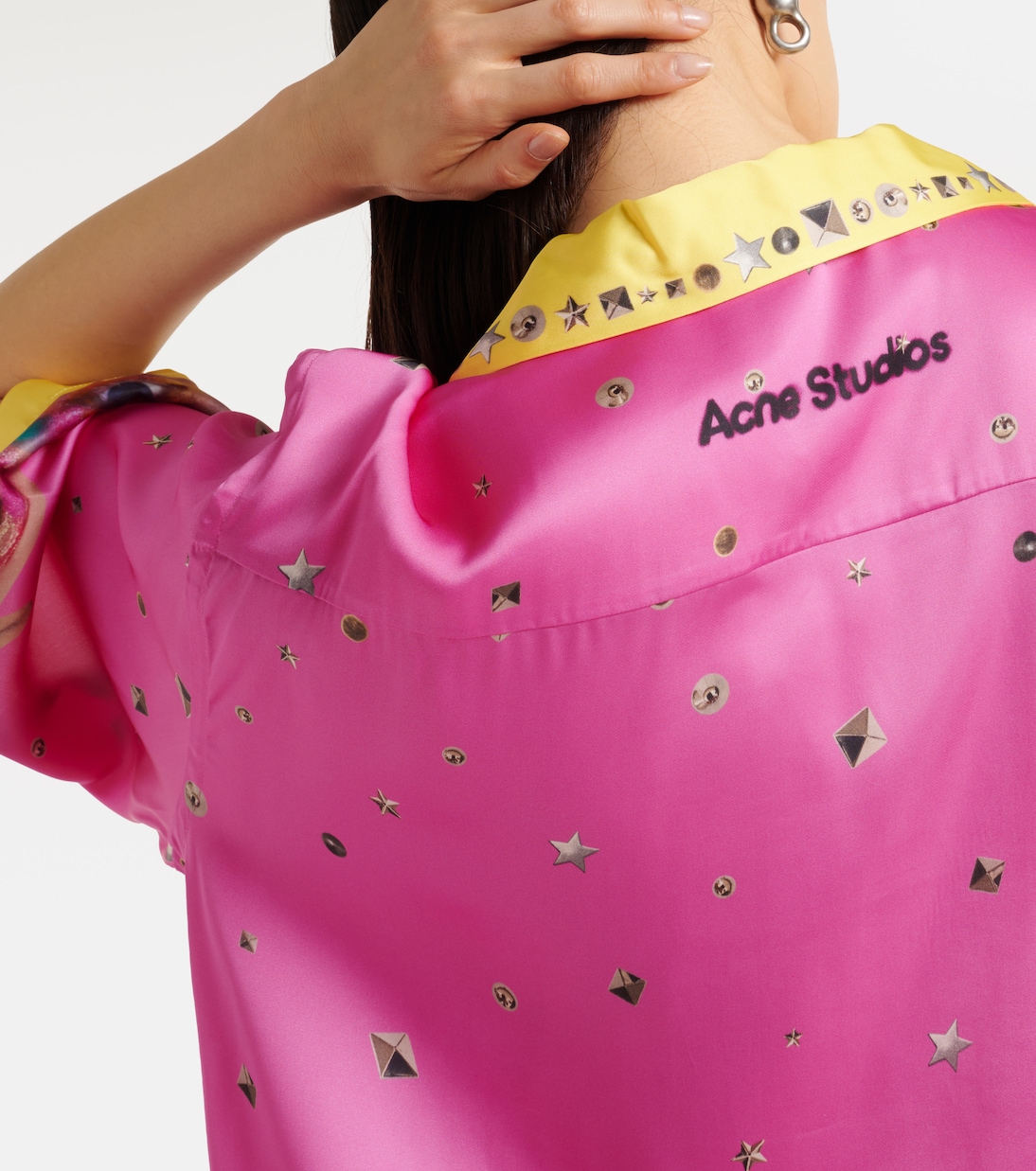 Chemise imprimée à logo | Acne Studios