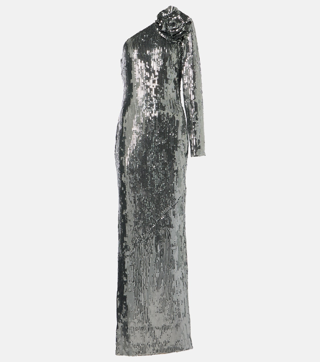 Robe longue à sequins et à fleurs | Roland Mouret