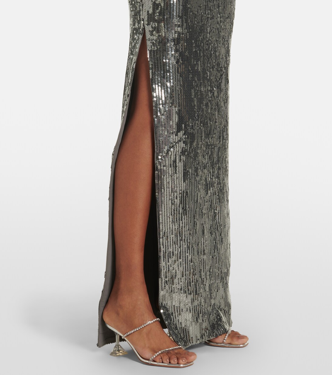 Robe longue à sequins et à fleurs | Roland Mouret