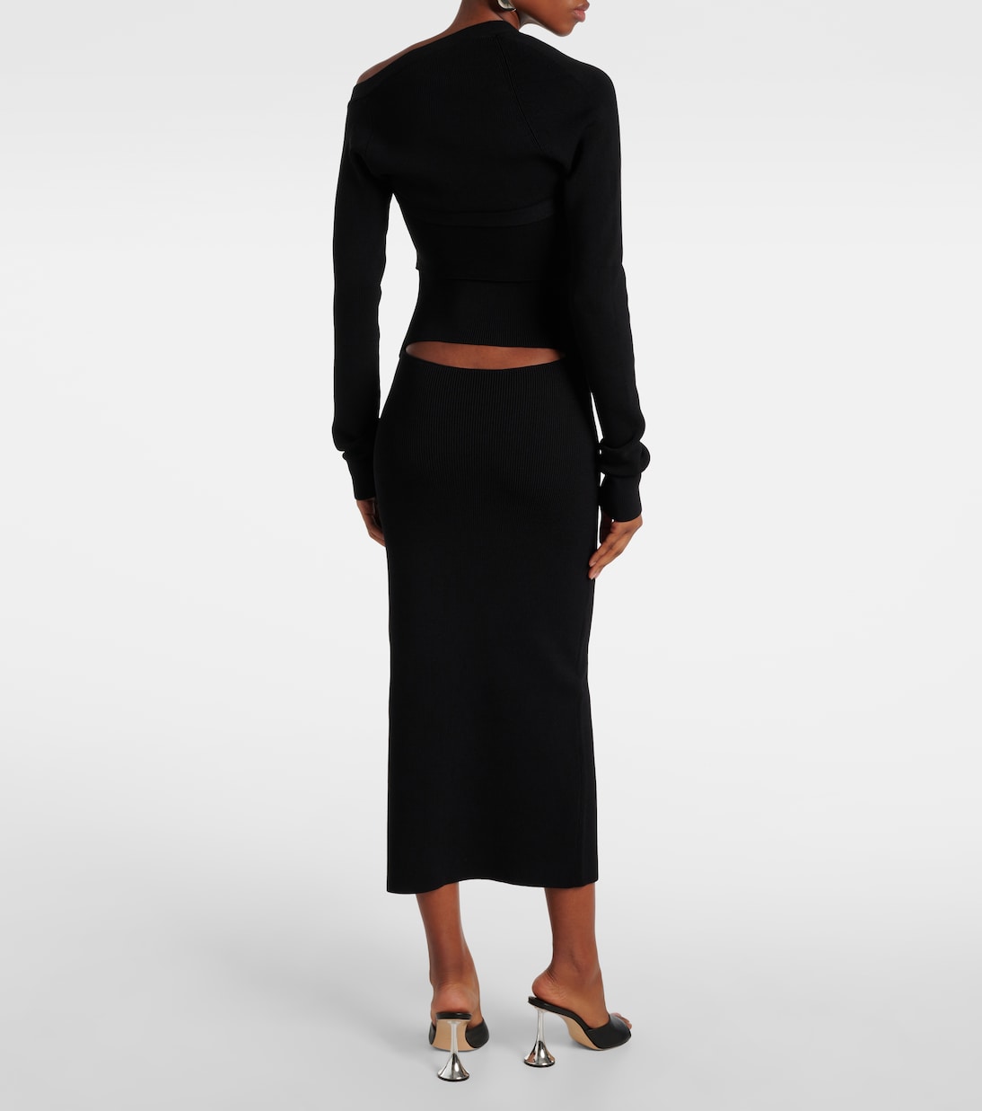 Ribbed-knit jersey midi dress | Christopher Esber