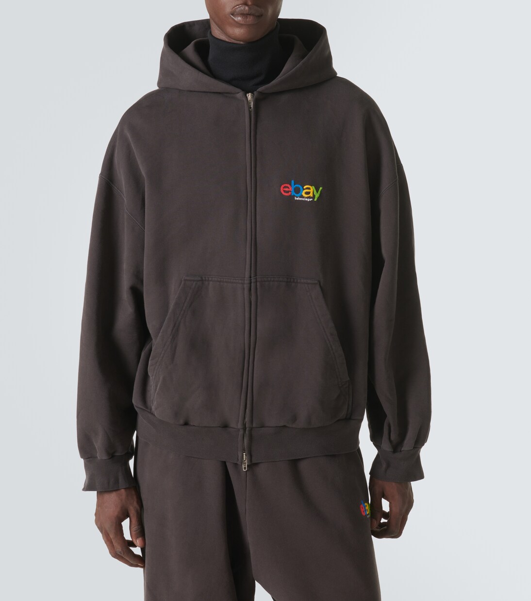 Kapuzenjacke aus Baumwoll-Jersey | Balenciaga