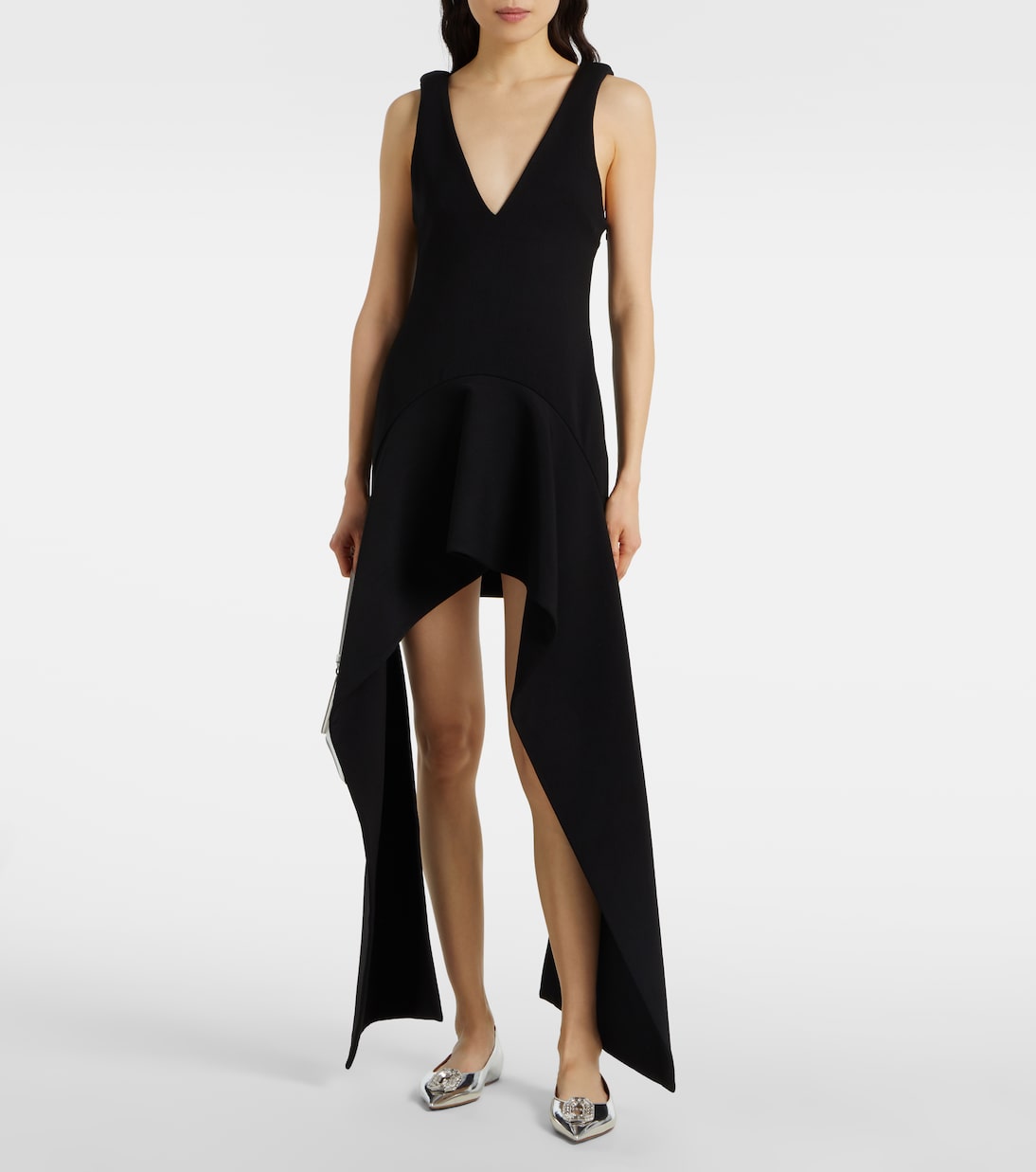 Camelia embellished leather ballet flats | Amina Muaddi