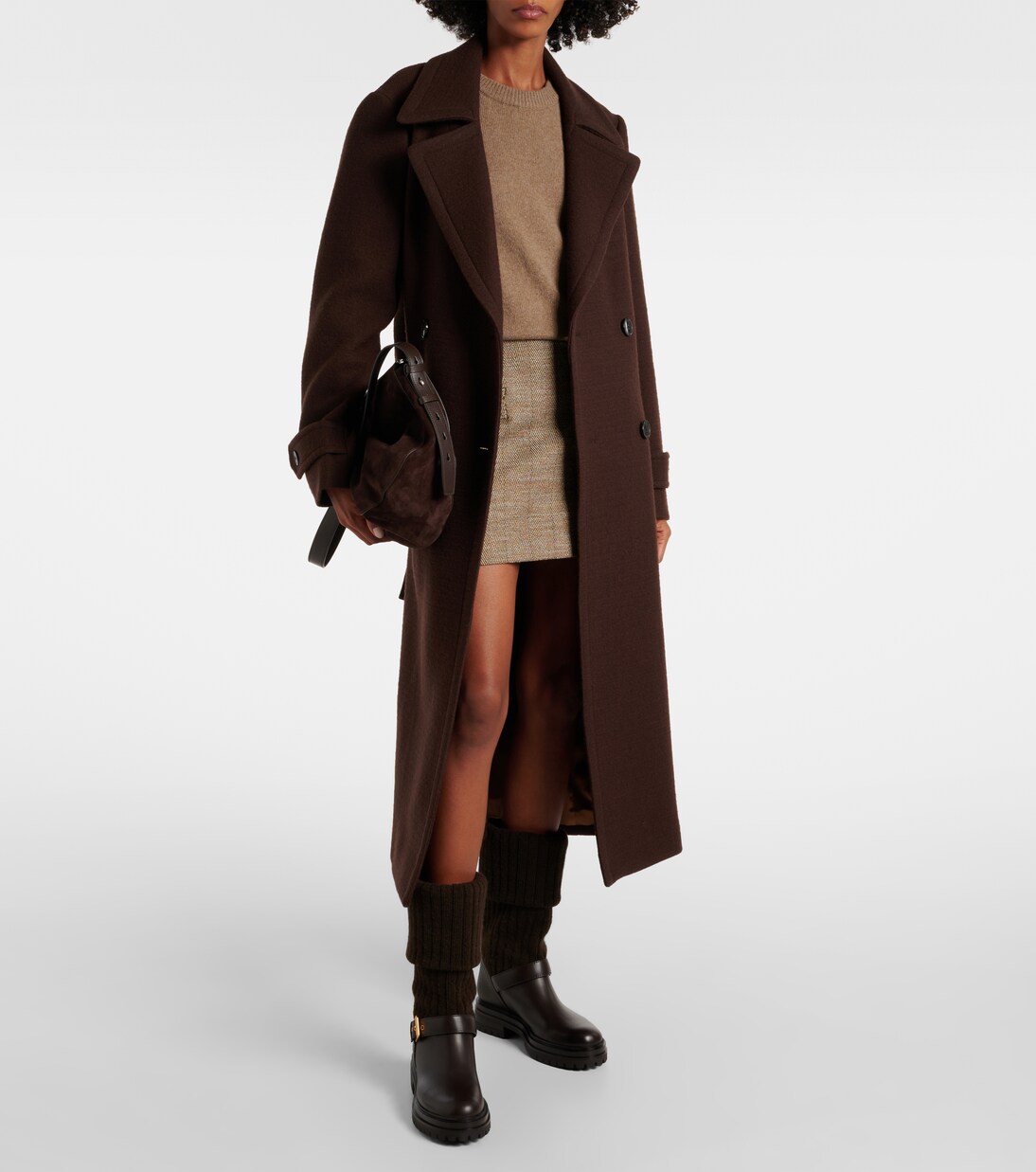 Thurso leather-trimmed biker boots | Gianvito Rossi