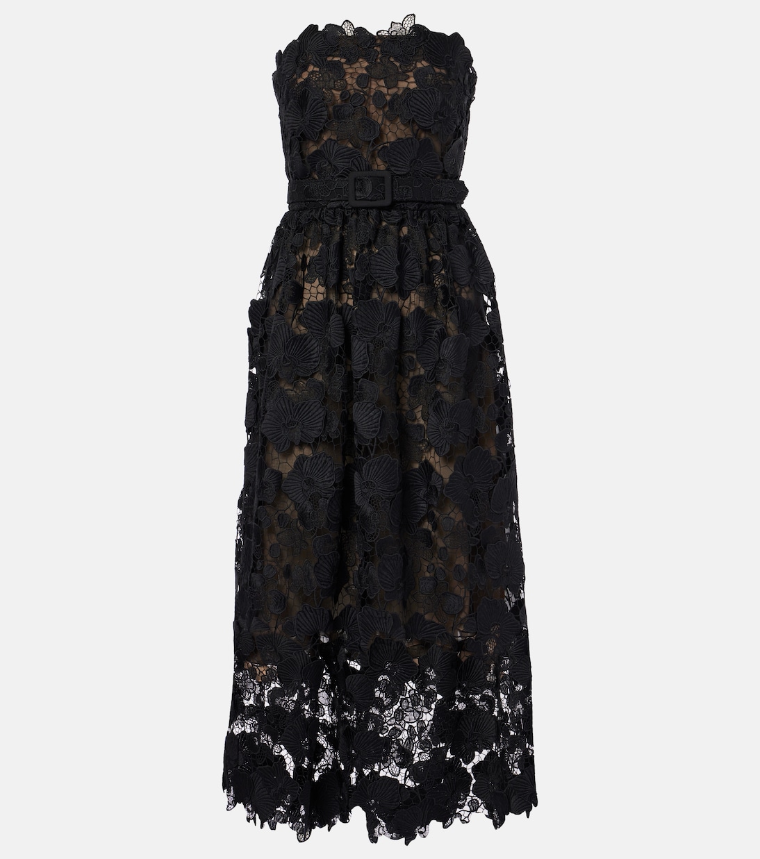 Bustier-Robe aus Spitze | Oscar de la Renta