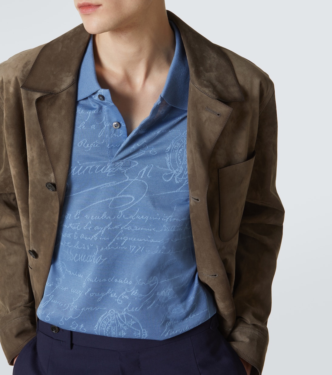 Polohemd Scritto aus Baumwoll-Piqué | Berluti