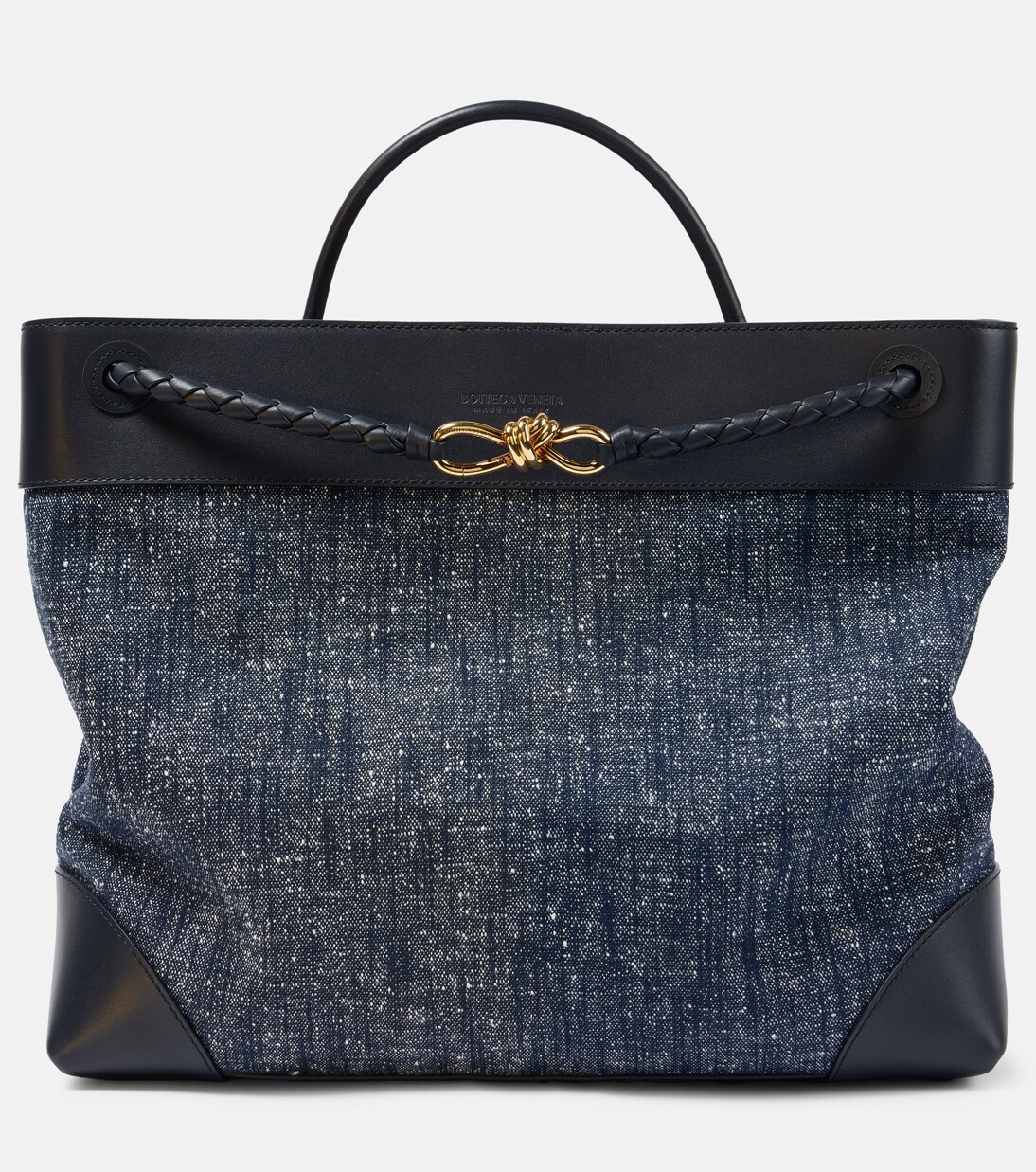 Andiamo Large denim tote bag | Bottega Veneta