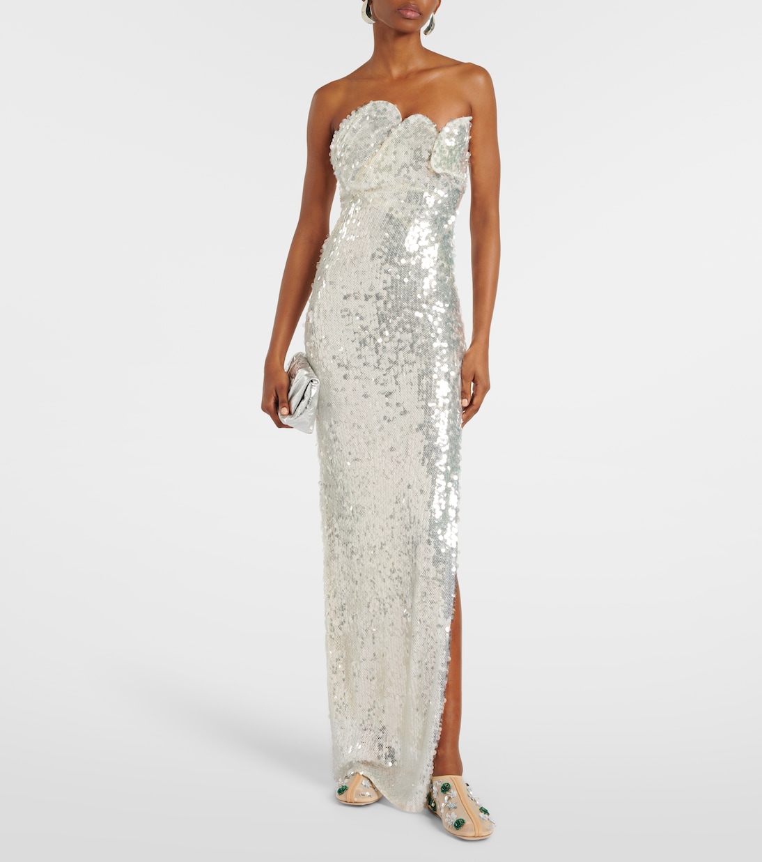 Opaline sequined strapless gown | Christopher Esber