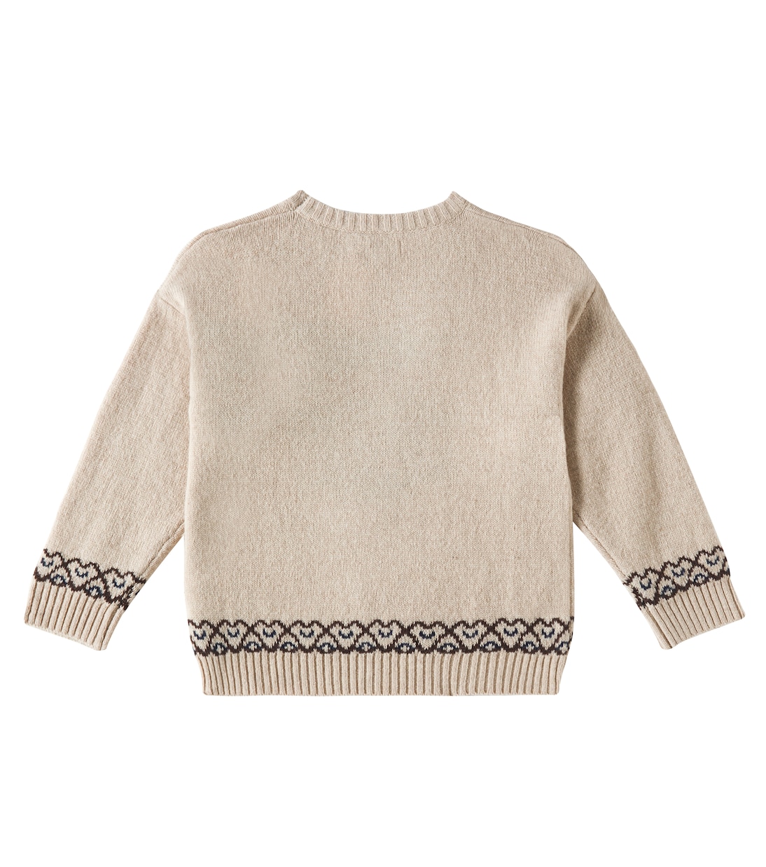 Pull Carola en laine à fleurs | Konges Sløjd