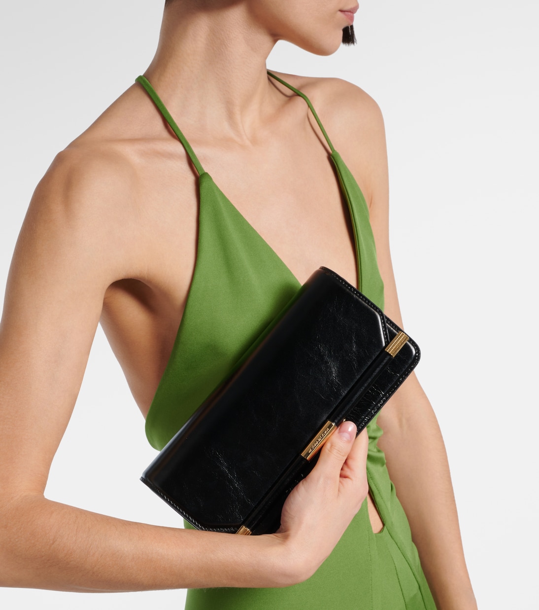 202 leather clutch | Victoria Beckham