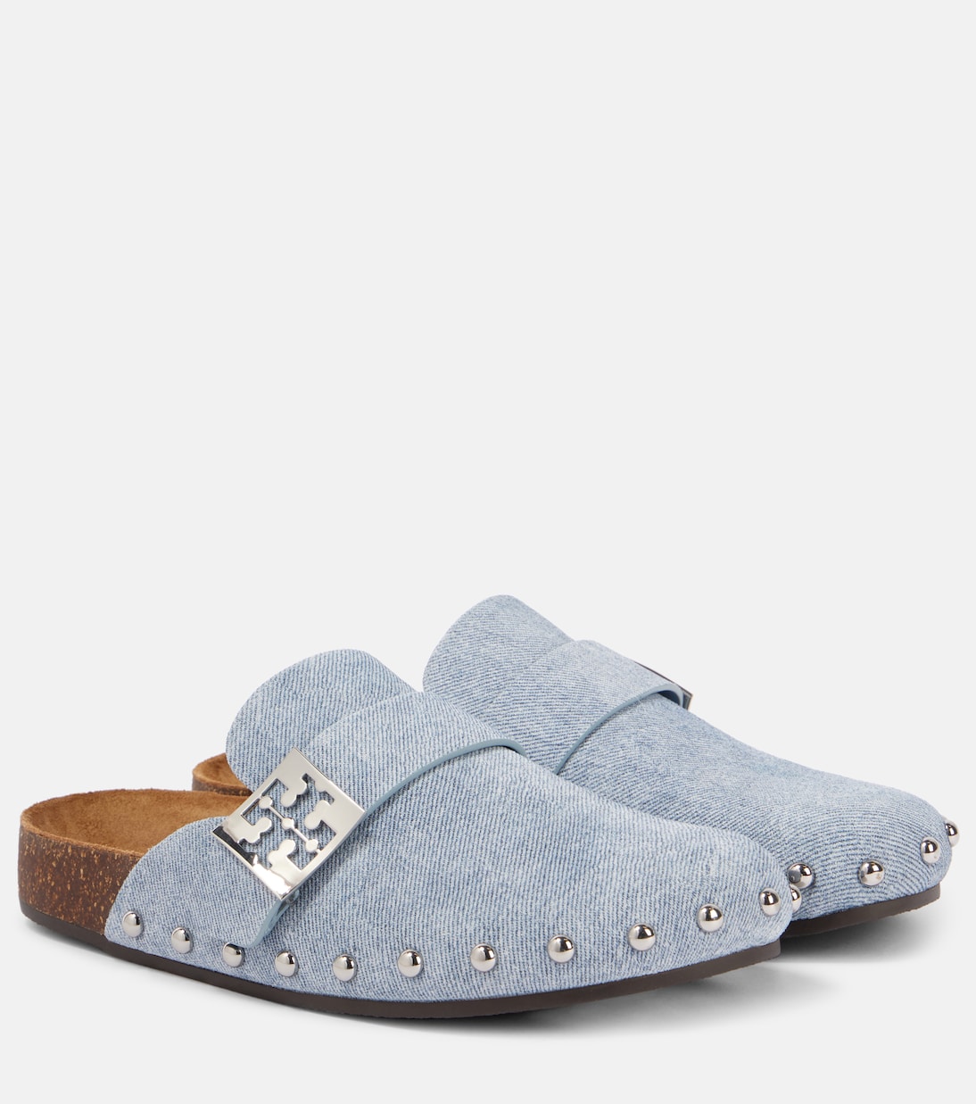 Mellow studded suede clogs | Tory Burch