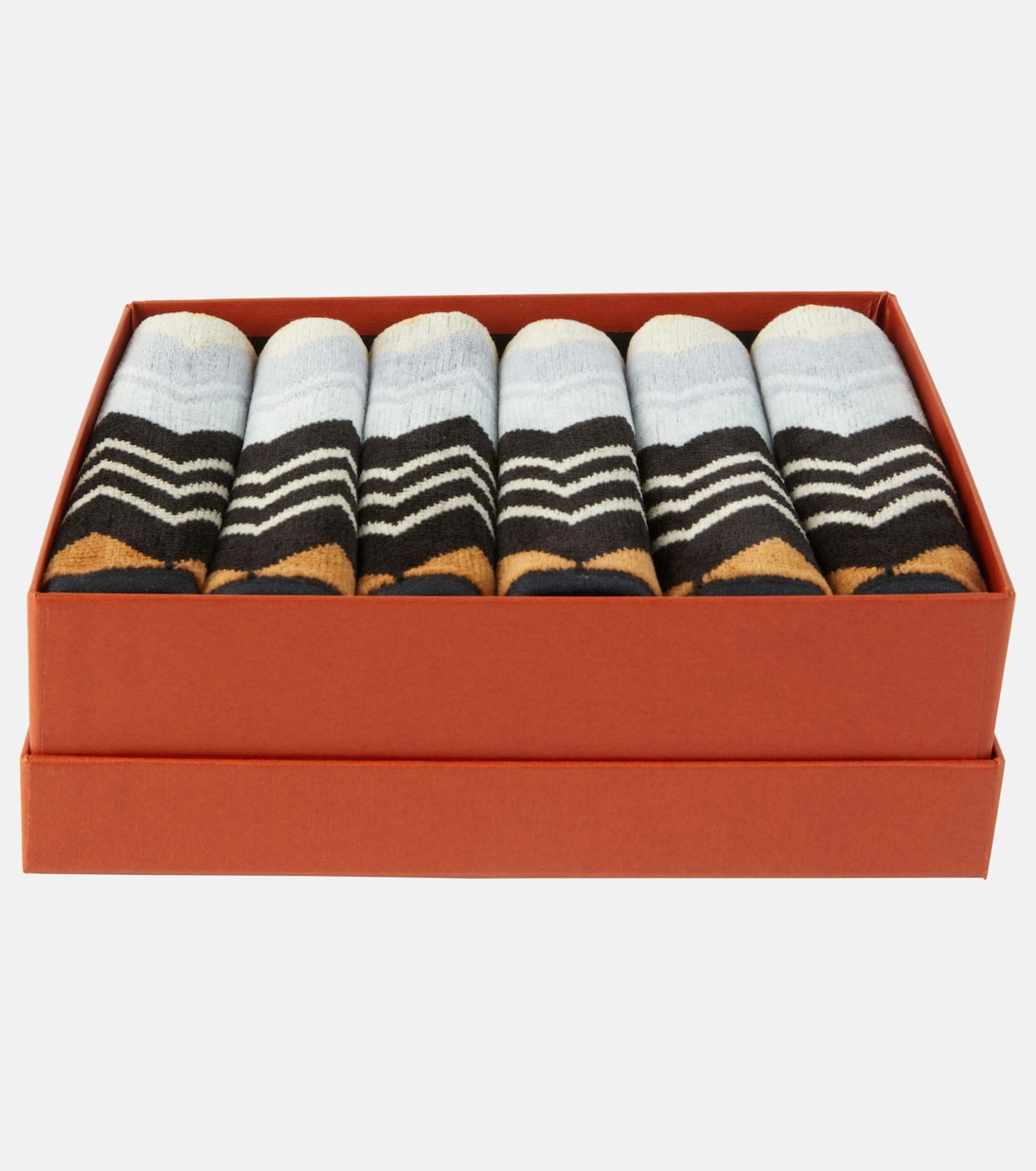 Giacomo Zigzag set of 6 face towels | Missoni