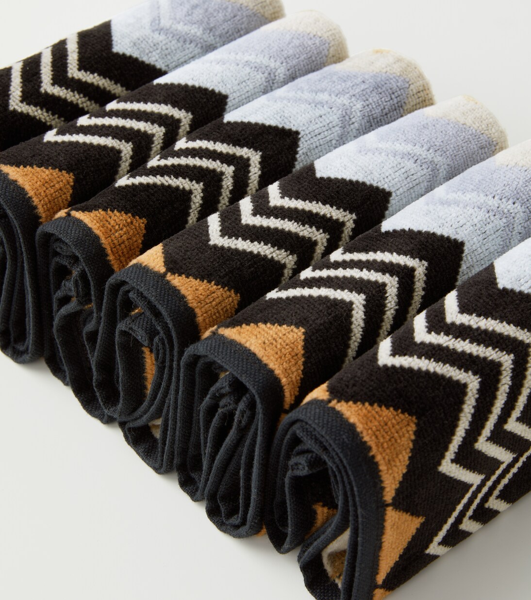 Giacomo Zigzag set of 6 face towels | Missoni