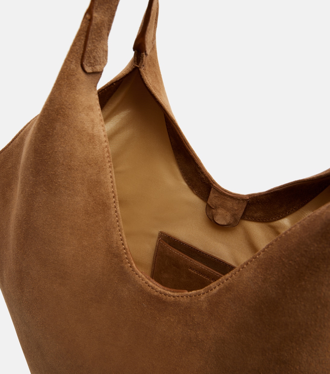 Phantom Large suede tote bag | Aesther Ekme