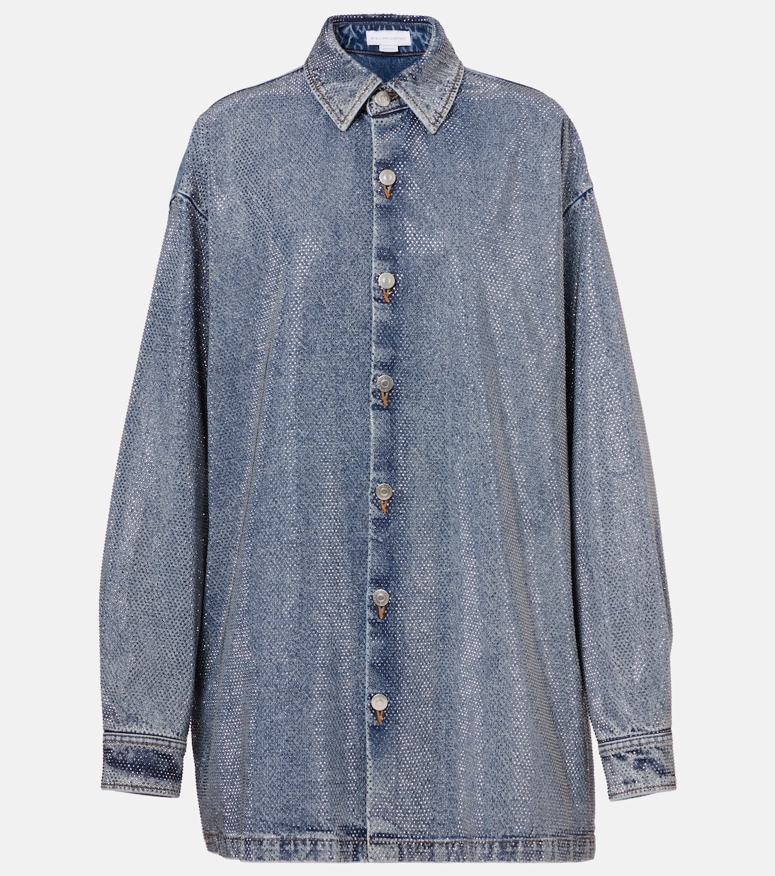 Hotfix embellished denim shirt | Stella McCartney
